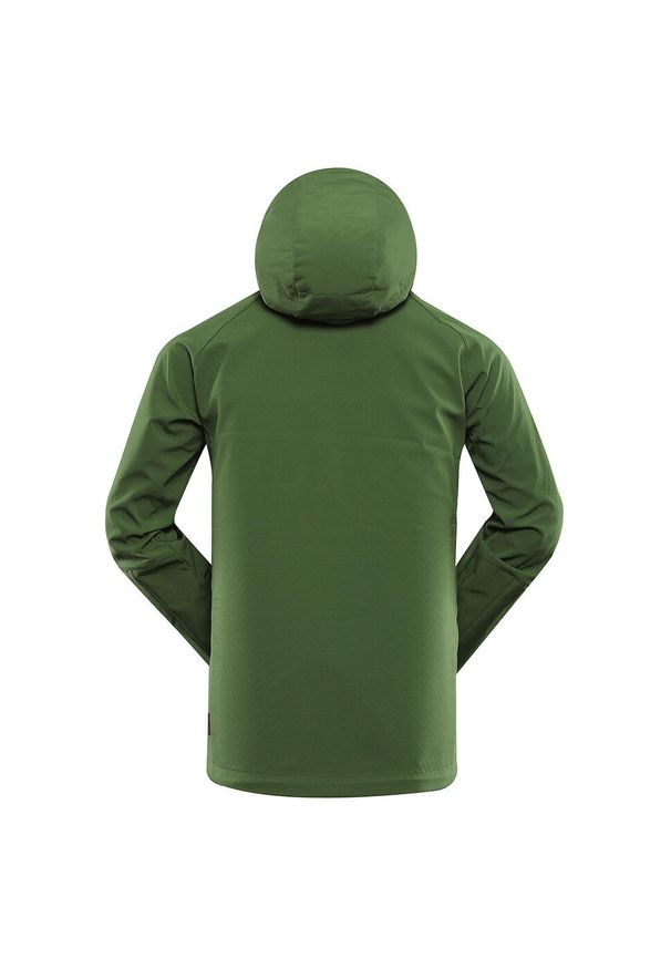 ALPINE PRO - Kurtka softshell męska Alpine Pro Hoor. Kolor: zielony. Materiał: softshell. Sport: wspinaczka