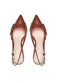 Guess Sandały 5GGZ31 7324A Brązowy. Kolor: brązowy. Materiał: skóra #6