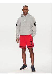 Adidas - adidas Szorty sportowe Seasonal Essentials Sport JD8089 Czerwony Regular Fit. Kolor: czerwony. Materiał: bawełna. Styl: sportowy #4