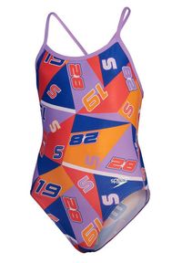 Strój pływacki jednoczęściowy dziecięcy Speedo Allover Digital Vback. Kolor: wielokolorowy