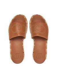 Liu Jo Klapki SA5107 EX014 Brązowy. Kolor: brązowy. Materiał: skóra #5