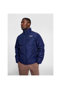 Kurtka puchowa Hummel LGC Robert. Kolor: niebieski. Materiał: puch. Sport: piłka nożna #1