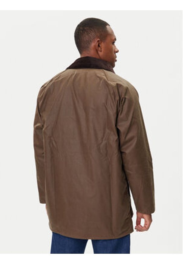 Barbour Kurtka przejściowa MWX0017BE51 Brązowy Regular Fit. Kolor: brązowy. Materiał: bawełna