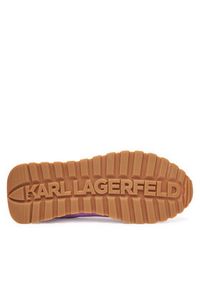 Karl Lagerfeld - KARL LAGERFELD Sneakersy KL61124E Fioletowy. Kolor: fioletowy. Materiał: materiał #6