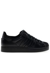 Adidas - Buty unisex adidas Originals Superstar II IH9321 - czarne. Zapięcie: pasek. Kolor: czarny. Materiał: guma, skóra. Szerokość cholewki: normalna. Wzór: aplikacja. Sezon: lato. Model: Adidas Superstar #1