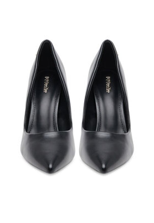 DeeZee Szpilki AB2-4503 Czarny. Kolor: czarny. Materiał: skóra. Obcas: na szpilce