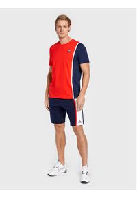 Le Coq Sportif T-Shirt 2220655 Czerwony Regular Fit. Kolor: czerwony. Materiał: bawełna #3