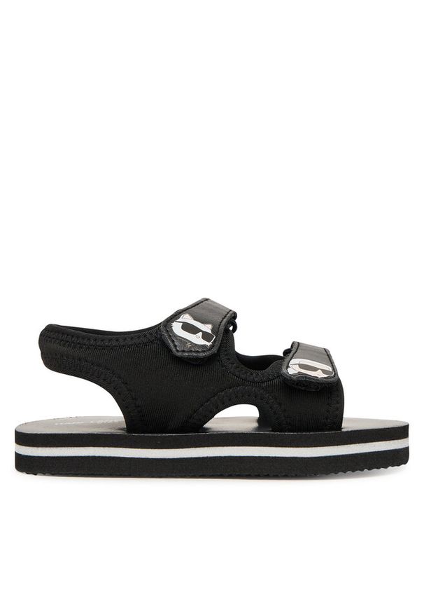 Karl Lagerfeld - Sandały KARL LAGERFELD. Kolor: czarny