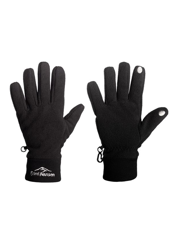 Rękawice turystyczne unisex Fjord Nansen WIND SMART wiatroszczelne. Kolor: czarny. Materiał: poliester. Sport: turystyka piesza