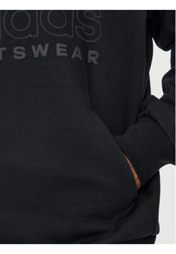 Adidas - adidas Bluza ALL SZN Fleece Graphic IX1266 Czarny Loose Fit. Kolor: czarny. Materiał: bawełna