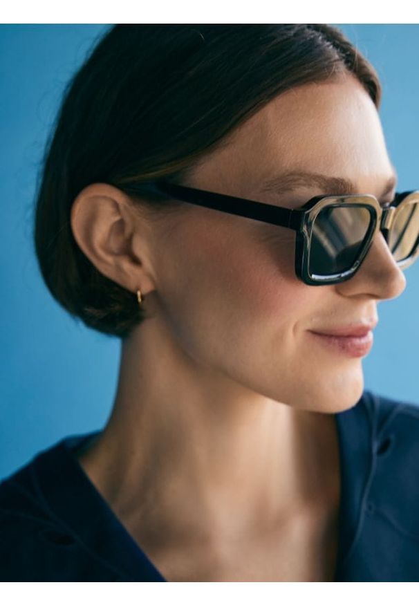 Reserved - Okulary przeciwsłoneczne - czarny. Kolor: czarny