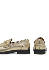 Eva Minge Loafersy MICHELLE-0107 Złoty. Kolor: złoty. Materiał: skóra #6