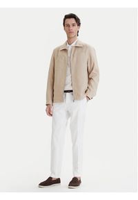 Bugatti Kurtka przejściowa 171400-11045 Beżowy Regular Fit. Kolor: beżowy. Materiał: len #4