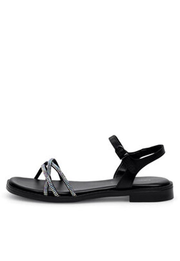 Lasocki Sandały EMIE RST-EMIE-13 Czarny. Kolor: czarny. Materiał: skóra