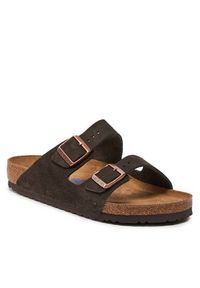 Birkenstock Klapki Arizona Bs 0951311 Brązowy. Kolor: brązowy. Materiał: skóra, zamsz #4