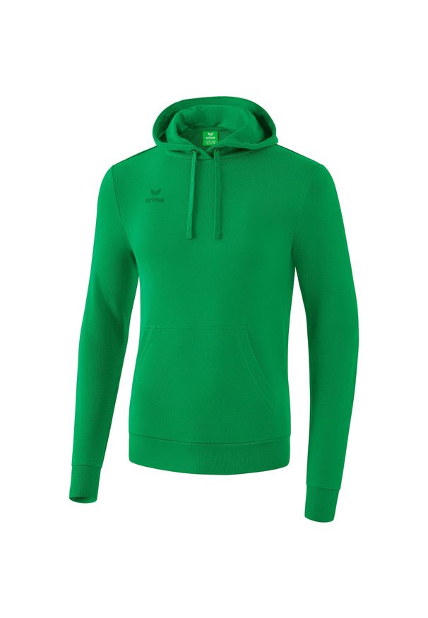 ERIMA - Bluza dziecięca z kapturem Erima Basic. Typ kołnierza: kaptur. Kolor: zielony. Materiał: bawełna