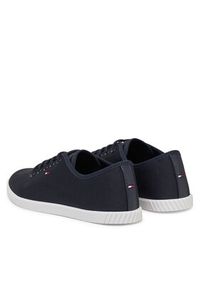 TOMMY HILFIGER - Tommy Hilfiger Tenisówki FW0FW08641 Granatowy. Kolor: niebieski. Materiał: materiał #6