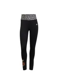 Adidas - Legginsy adidas Farm Rio Feel Brilliant AeroReady High-Rise Tights W GS6340. Kolor: czarny