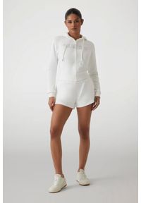 Guess - GUESS Biała damska bluza z cyrkoniami Primula, Rozmiar S. Kolor: biały #3