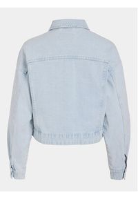 Vila Kurtka jeansowa Kira 14096848 Niebieski Regular Fit. Kolor: niebieski. Materiał: bawełna #3