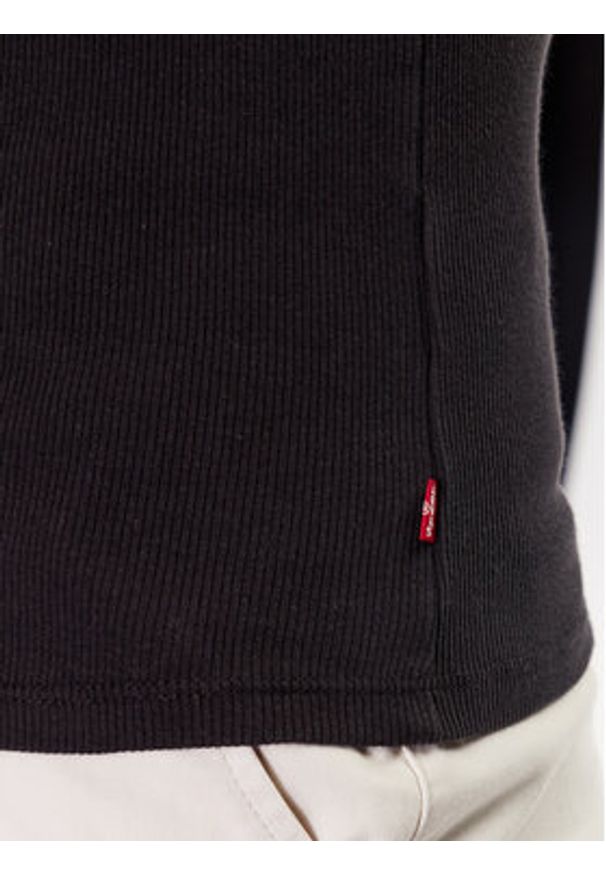 Levi's® Top Essential A5906-0000 Czarny Regular Fit. Kolor: czarny. Materiał: bawełna