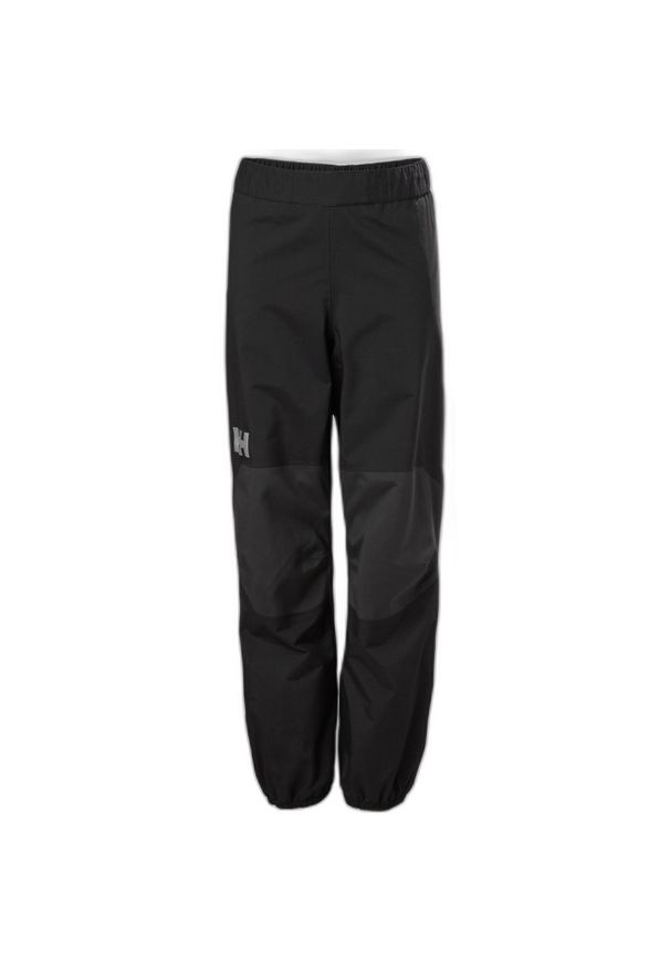 Spodnie przeciwdeszczowe dla dzieci Helly Hansen JR Guard. Kolor: czarny. Sezon: lato. Sport: turystyka piesza