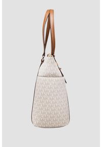 Michael Kors - MICHAEL KORS Beżowa torebka Nomad MD TZ Tote. Kolor: beżowy. Materiał: skórzane. Styl: elegancki #5