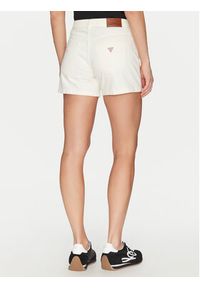 Guess Jeans Szorty materiałowe W5GD0S D5M62 Biały Regular Fit. Kolor: biały. Materiał: bawełna #4