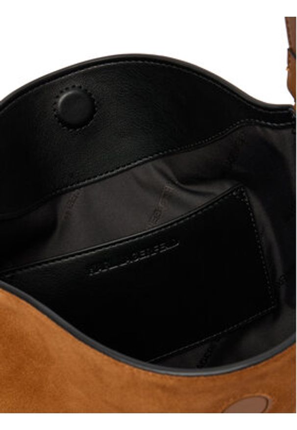 Karl Lagerfeld - KARL LAGERFELD Torebka B1W30196 Brązowy. Kolor: brązowy. Materiał: zamszowe, skórzane