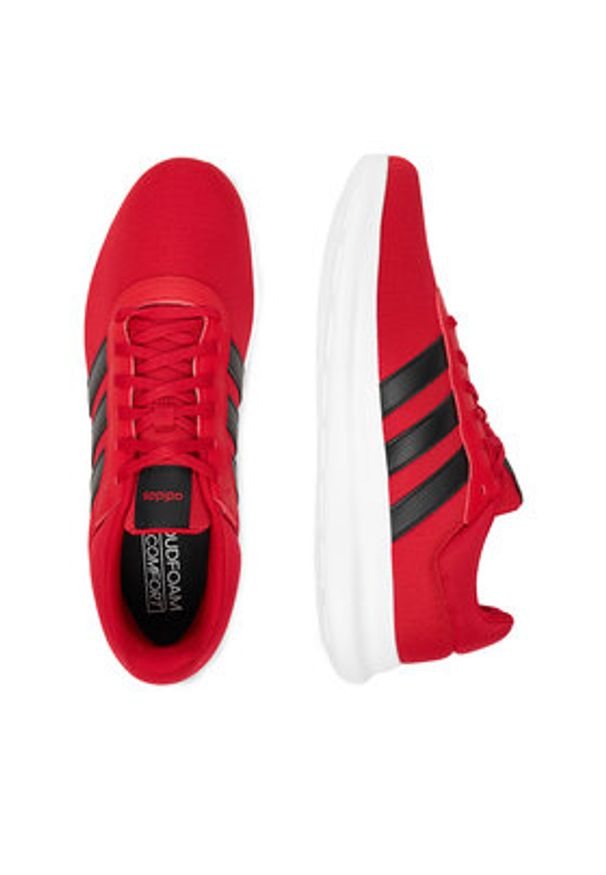Adidas - adidas Sneakersy LITE RACER 4.0 JQ4517 Czerwony. Kolor: czerwony. Materiał: materiał. Model: Adidas Racer