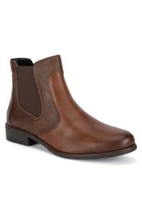 Remonte Botki D0F70-22 Brązowy. Kolor: brązowy. Materiał: skóra #5