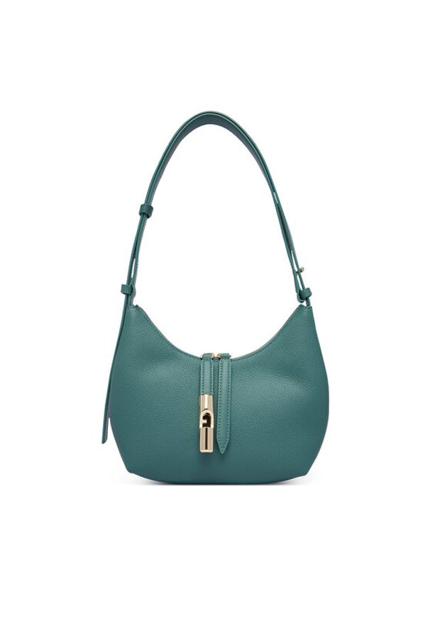 Furla Torebka Goccia S WB01500 BX3353 CN 4899S Turkusowy. Kolor: turkusowy. Materiał: skórzane