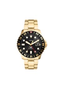 Fossil Zegarek Blue FS5990 Złoty. Kolor: złoty