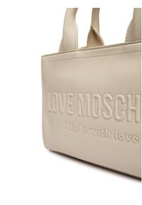 Love Moschino - LOVE MOSCHINO Torebka JC4044PP1OLE0110 Écru. Kolor: kremowy. Materiał: skórzane #4