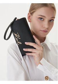 Karl Lagerfeld - KARL LAGERFELD Portfel B1W32033 Czarny. Kolor: czarny. Materiał: skóra #3