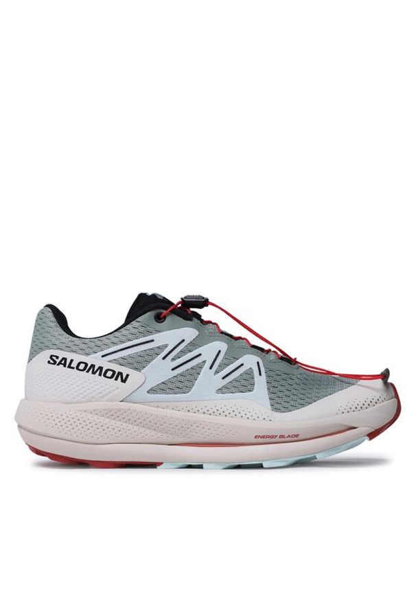 salomon - Salomon Buty do biegania Pulsar Trail L47210500 Zielony. Kolor: zielony. Materiał: materiał