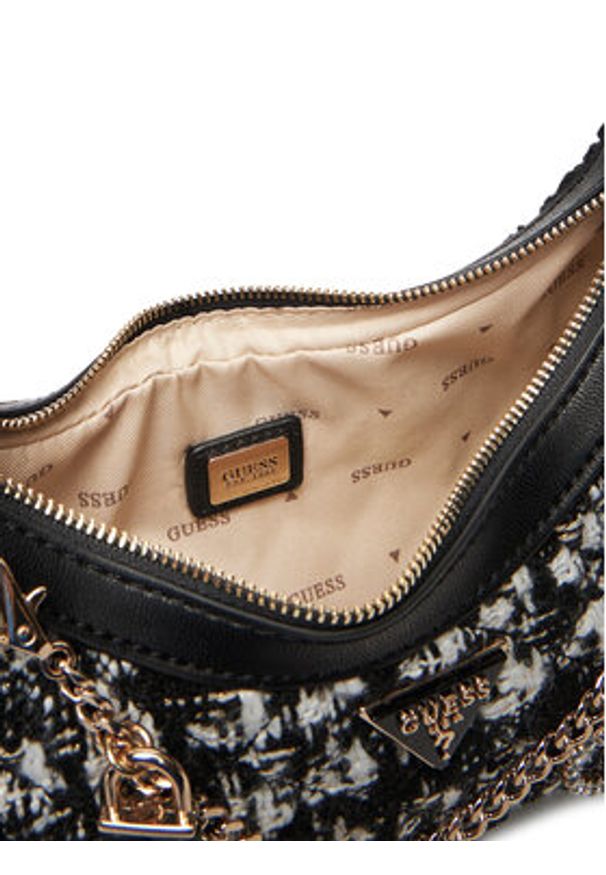 Guess Torebka Everlee HWTB86 79180 Czarny. Kolor: czarny
