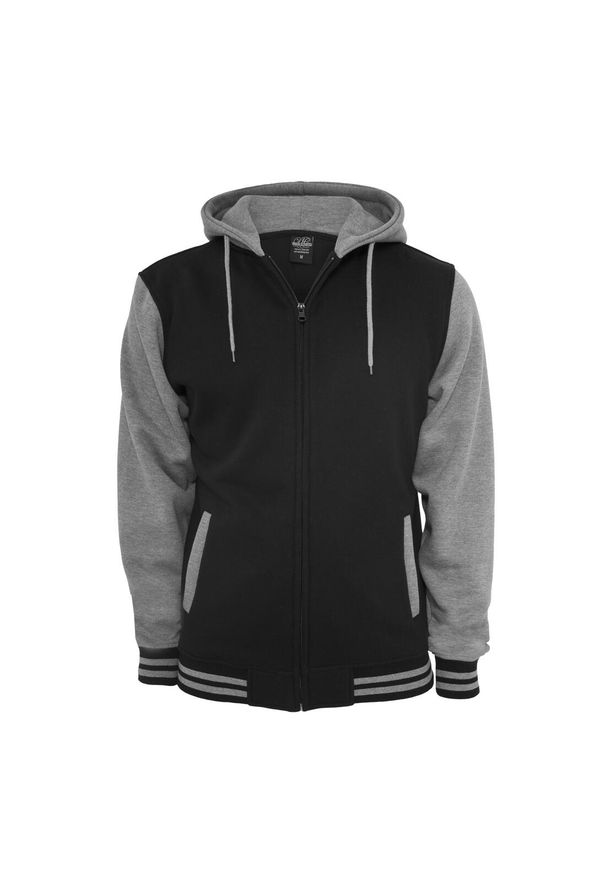 Urban Classics - Bluza z kapturem Urban Classic 2-tone zip. Typ kołnierza: kaptur. Kolor: szary, wielokolorowy, czarny