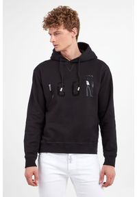 Bluza męska DSQUARED2. Typ kołnierza: kaptur. Materiał: dzianina. Długość rękawa: długi rękaw. Długość: długie. Wzór: nadruk #2