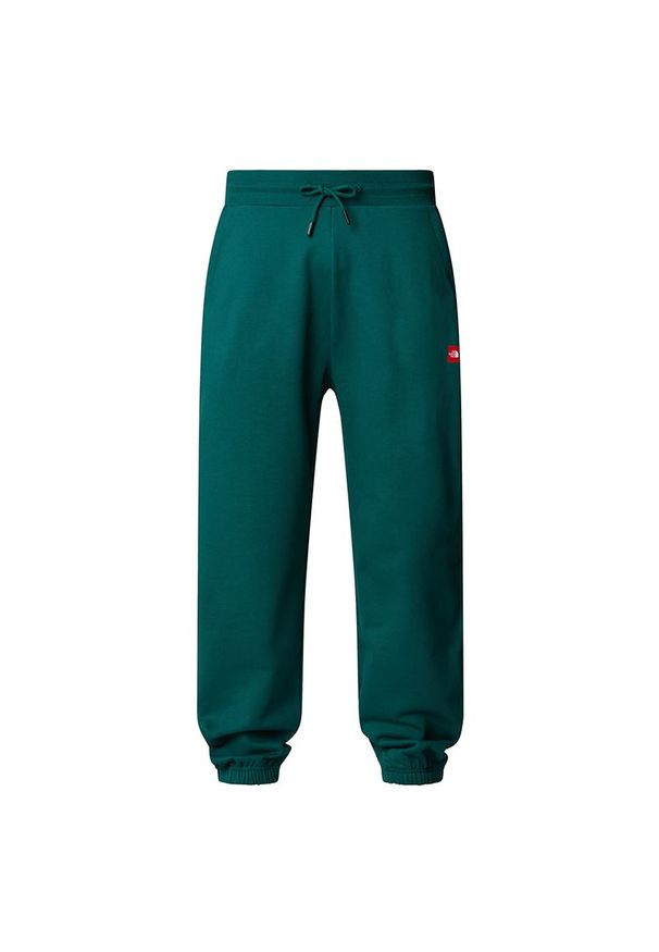 Spodnie męskie The North Face AXYS 0A8C1U6GI1 - zielone. Kolor: zielony. Materiał: poliester, bawełna