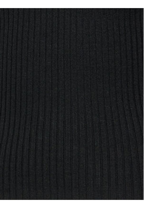 Edited Top Kirima Czarny Tight Fit. Kolor: czarny. Materiał: wiskoza