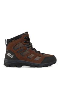 Jack Wolfskin Trekkingi Vojo 3 Texapore Mid M 4042461 Brązowy. Kolor: brązowy. Materiał: welur, skóra. Sport: turystyka piesza #1