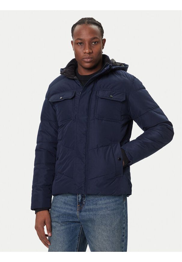 Jack & Jones Kurtka zimowa Morgan 12279687 Granatowy Regular Fit. Kolor: niebieski. Materiał: syntetyk. Sezon: zima