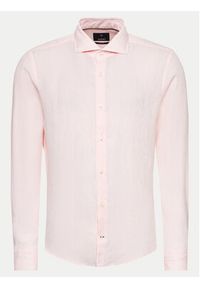 JOOP! Koszula 146Pai 30041389 Różowy Slim Fit. Kolor: różowy. Materiał: len #5