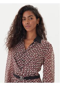 Liu Jo Sukienka codzienna MF5066 TS116 Beżowy Regular Fit. Okazja: na co dzień. Kolor: beżowy. Materiał: syntetyk. Typ sukienki: proste. Styl: casual #4