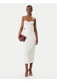 BARDOT - Bardot Sukienka koktajlowa Martini 58535DB Biały Slim Fit. Kolor: biały. Materiał: syntetyk. Styl: wizytowy #2