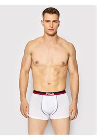 Fila Komplet 2 par bokserek FU5020/2 Biały. Kolor: biały. Materiał: bawełna #5