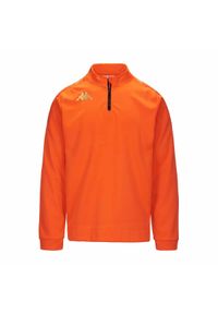 Kurtka z dresu Kappa Gassolo. Kolor: pomarańczowy. Materiał: dresówka. Sport: piłka nożna, fitness #1