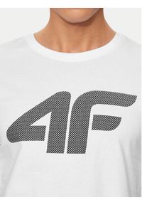 4f - 4F T-Shirt 4FWSS24TTSHM1155 Biały Regular Fit. Kolor: biały. Materiał: bawełna #3