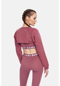 Bluza fitness damska Cardio Bunny Cozy. Kolor: różowy. Sport: fitness